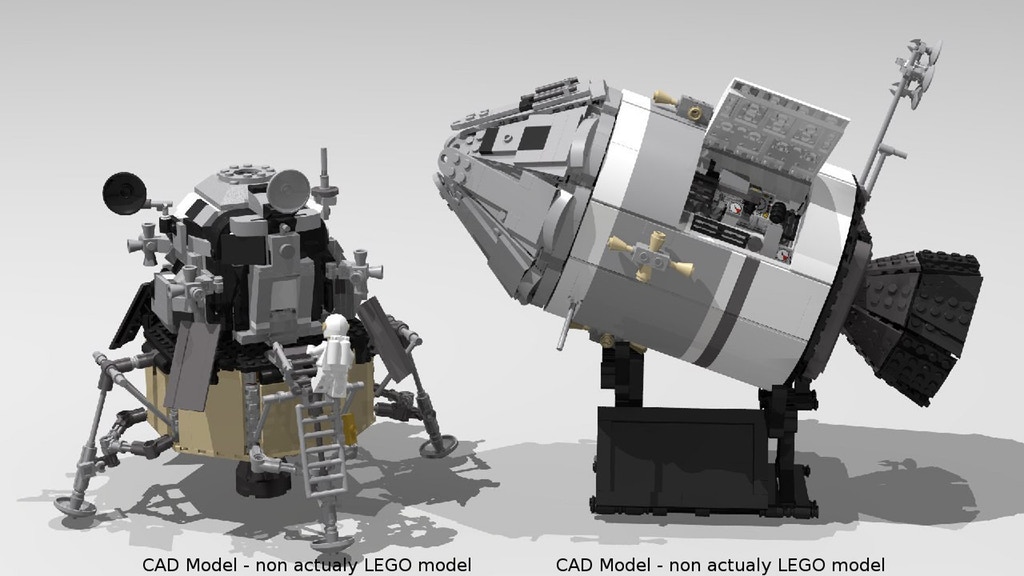 Il progetto LEGO di Alessandro e Andrea – Apollo Mission – su Kickstarter