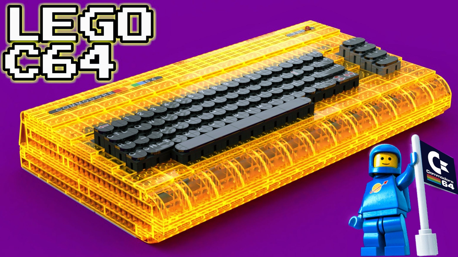 Il Commodore 64 a grandezza naturale su LEGO Ideas