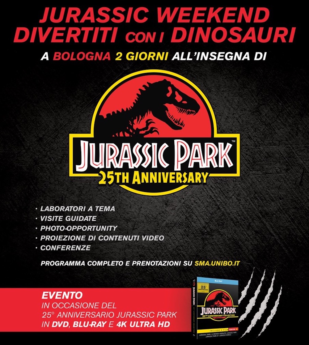 Jurassic Weekend: 13 e 14 ottobre al Museo Capellini di Bologna
