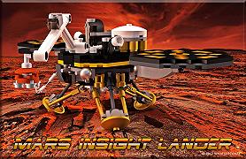 Il lander InSight della NASA in versione LEGO sul portale Ideas