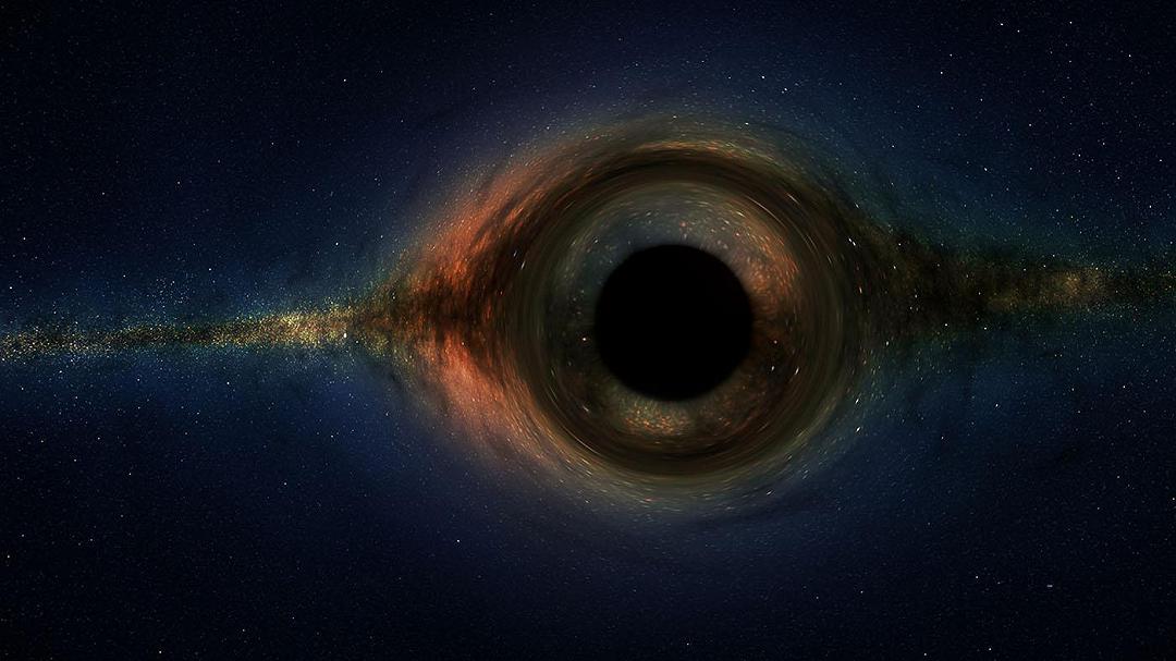 Creata la simulazione VR del passaggio vicino a un buco nero
