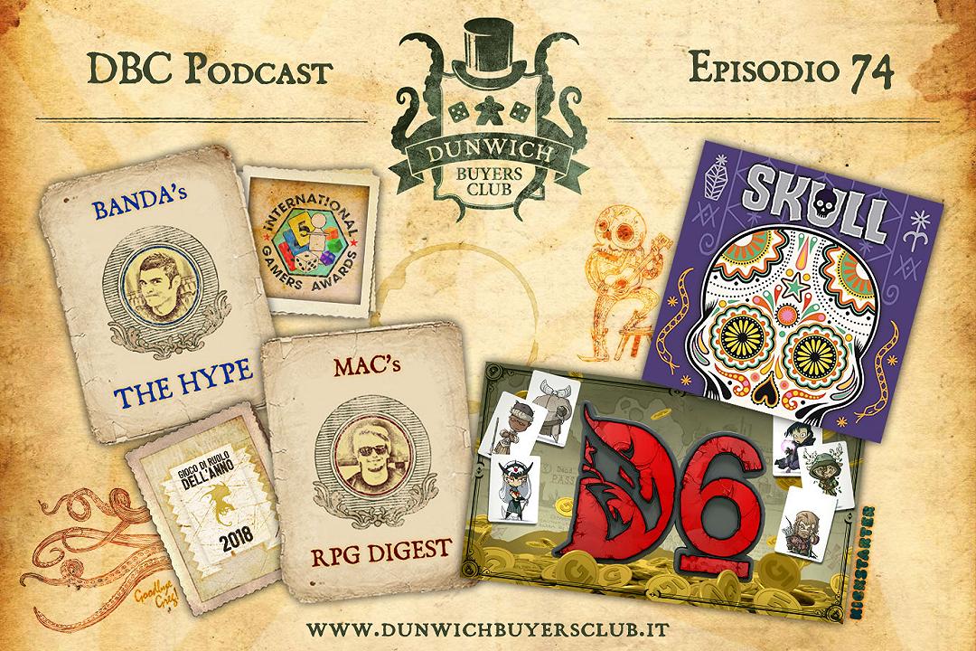 DBC74: International Gamers Awards 2018, Gioco di Ruolo dell’Anno 2018, D6, Skull