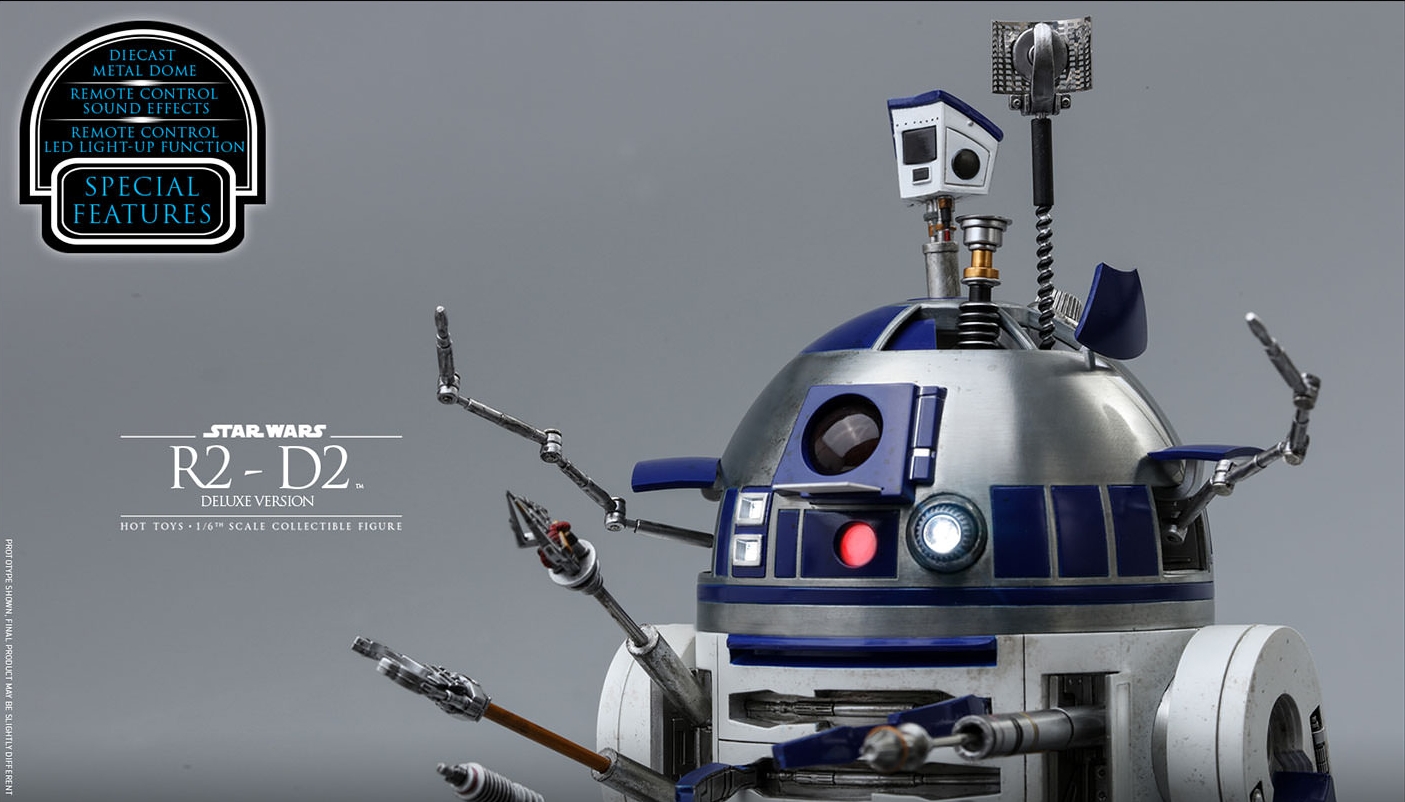 R2D2 Deluxe Version by Sideshow Collectibles & Hot Toys