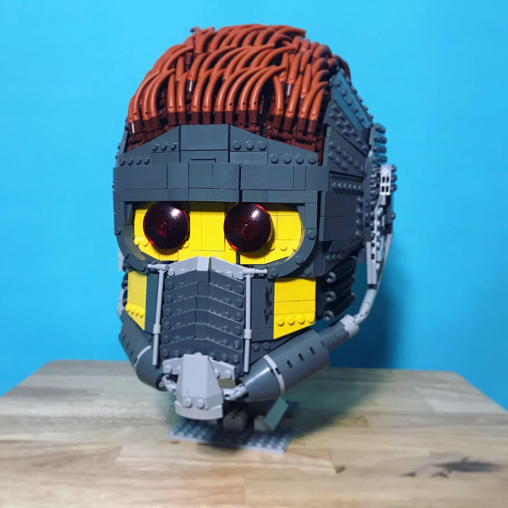 Il casco di StarLord LEGO è indossabile