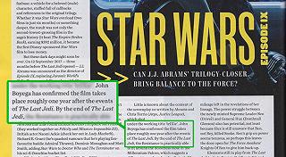Star Wars Episode IX si svolgerà un anno dopo gli eventi di The Last Jedi