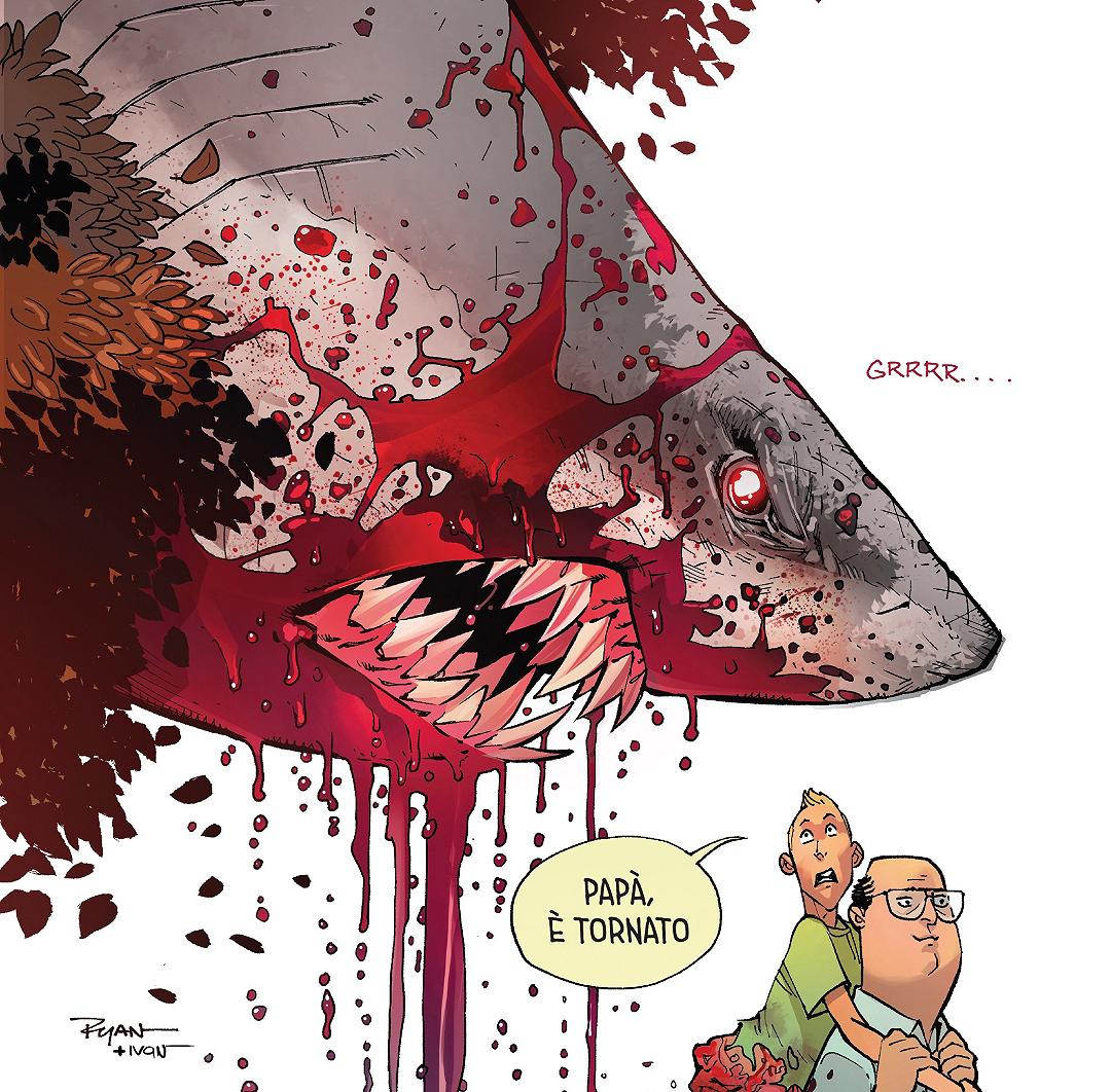 Grizzly Shark: le prime pagine del nuovo fumetto di Ryan Ottley, il disegnatore di Invincible e Spider-Man