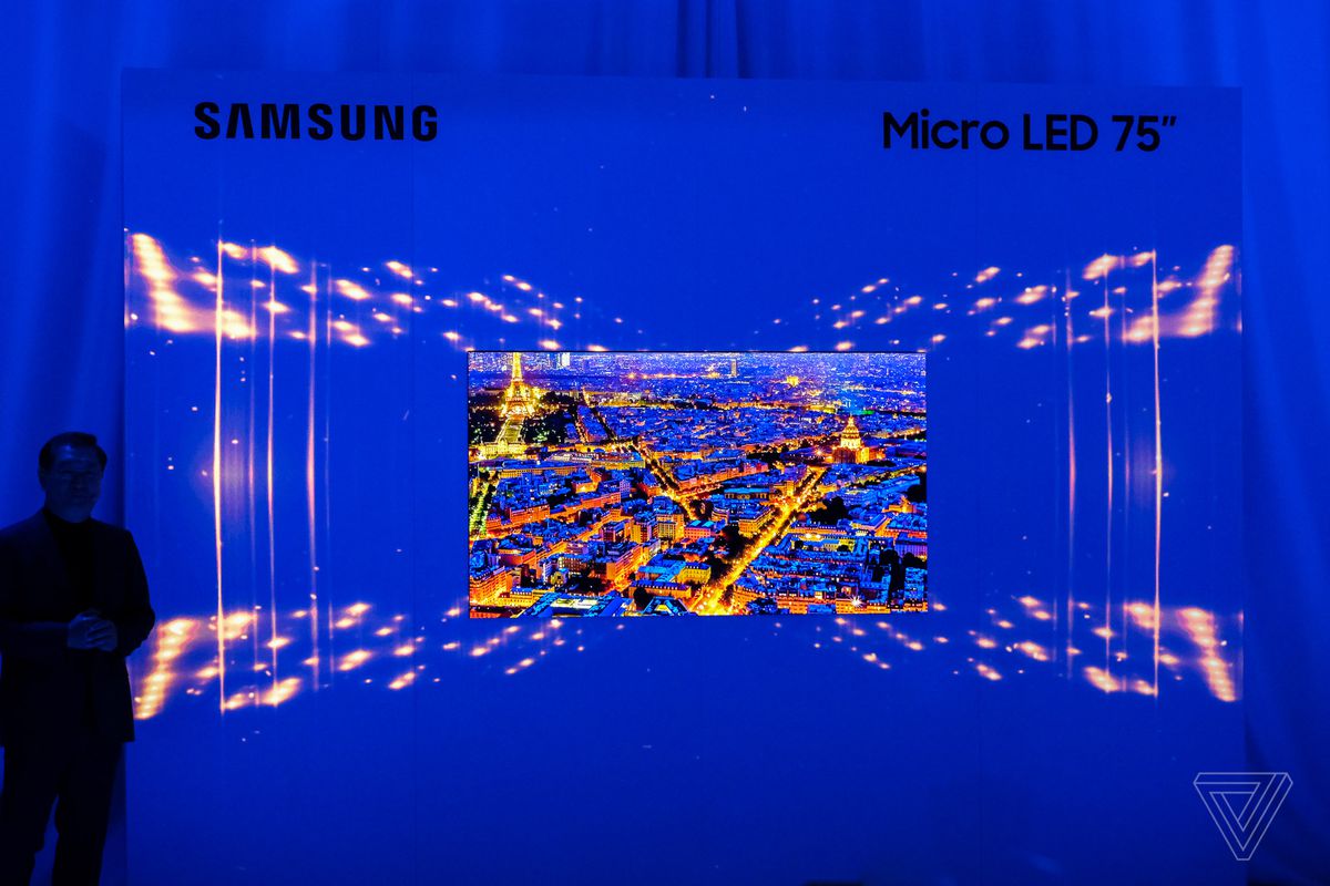 CES 2019: Samsung presenta un Televisore MicroLED da 75 pollici
