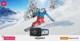 Nuove offerte Yi Technology: YI 4k Plus Action Camera e YI Smartphone Gimbal