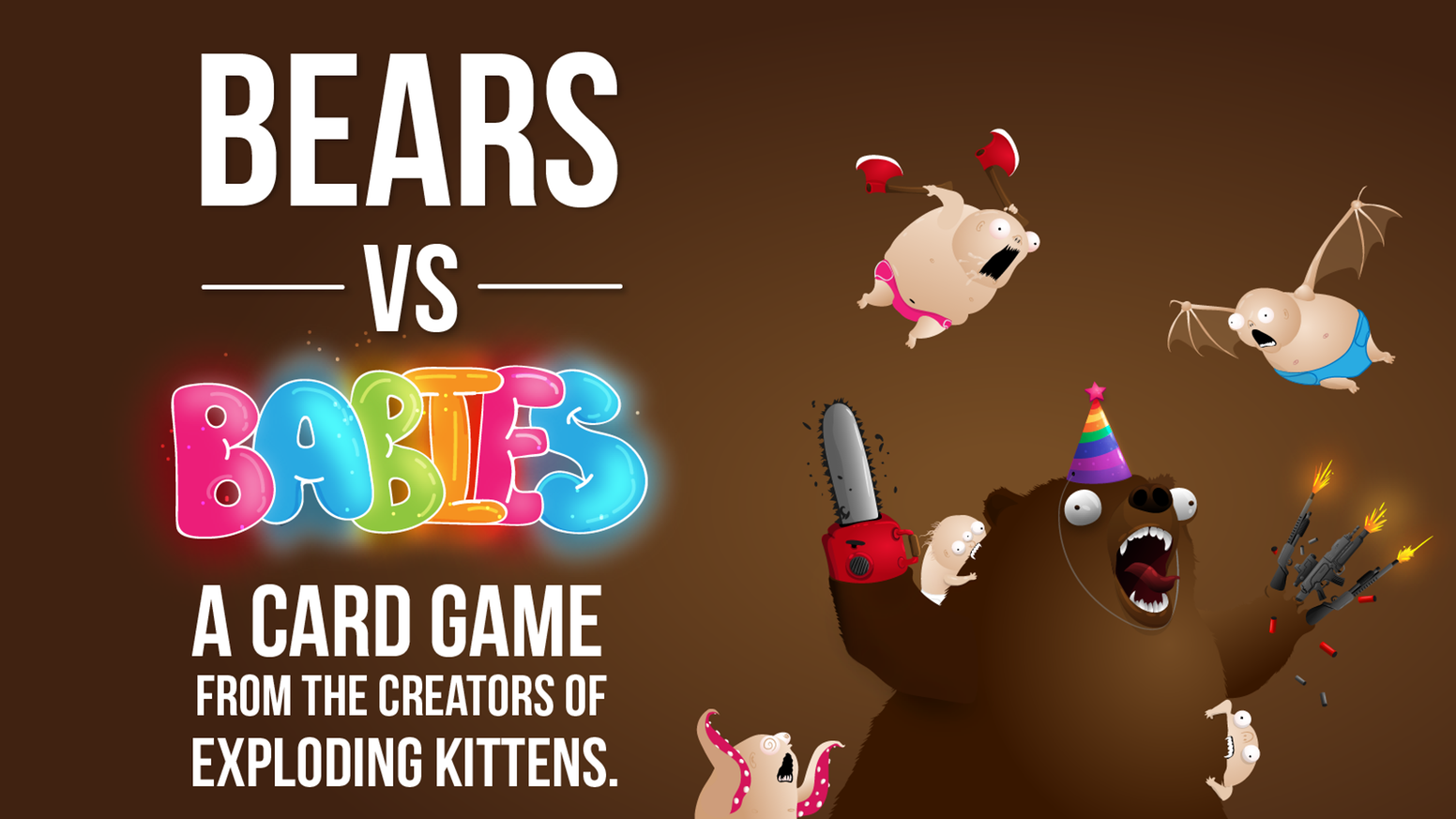 Bears Vs Babies, il nuovo party game dai creatori di Exploging Kittens
