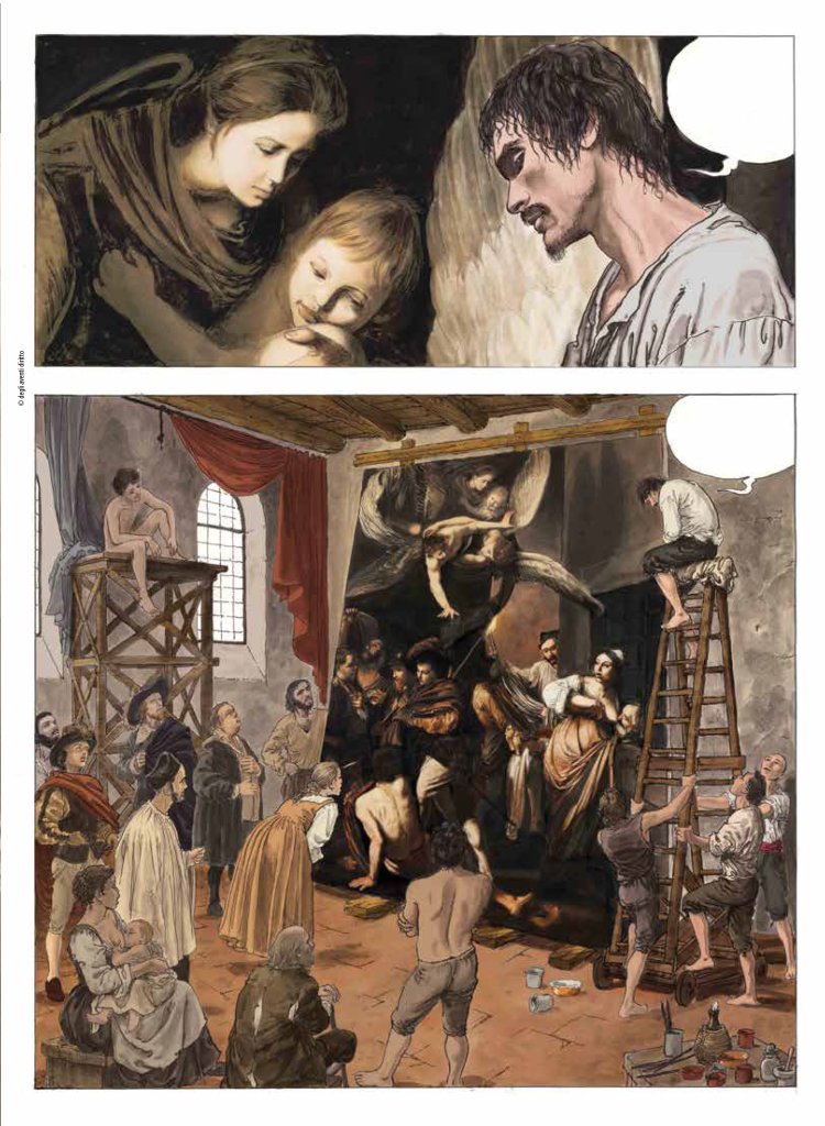Caravaggio: in arrivo il volume conclusivo dell'opera di Milo Manara