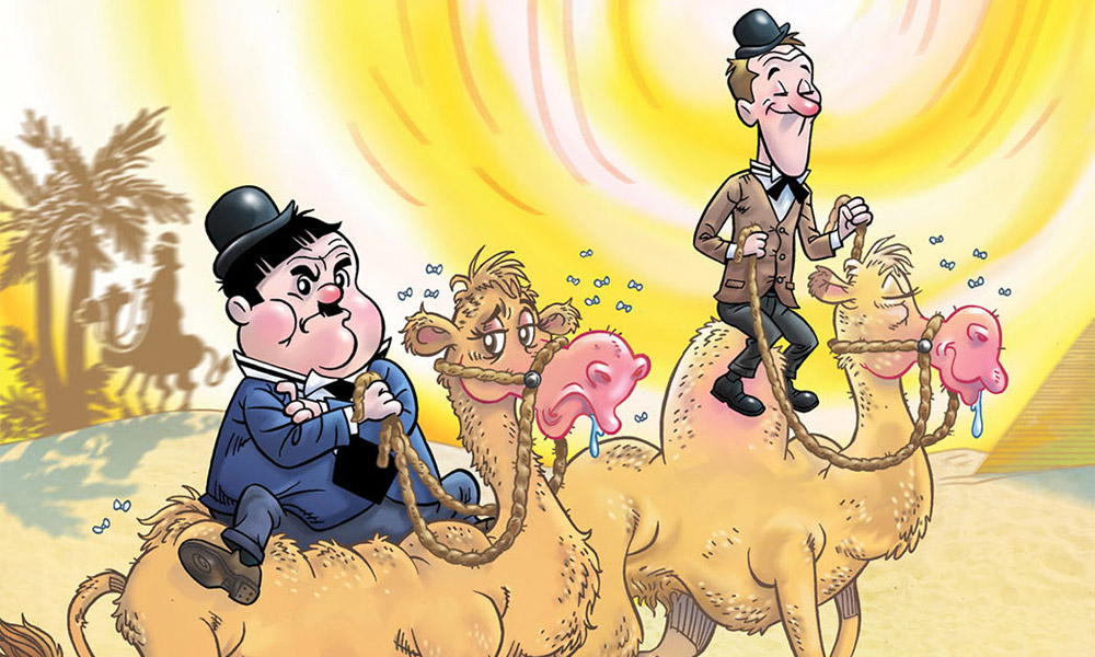 Stanlio e Ollio, la comicità del duo rivive nei fumetti