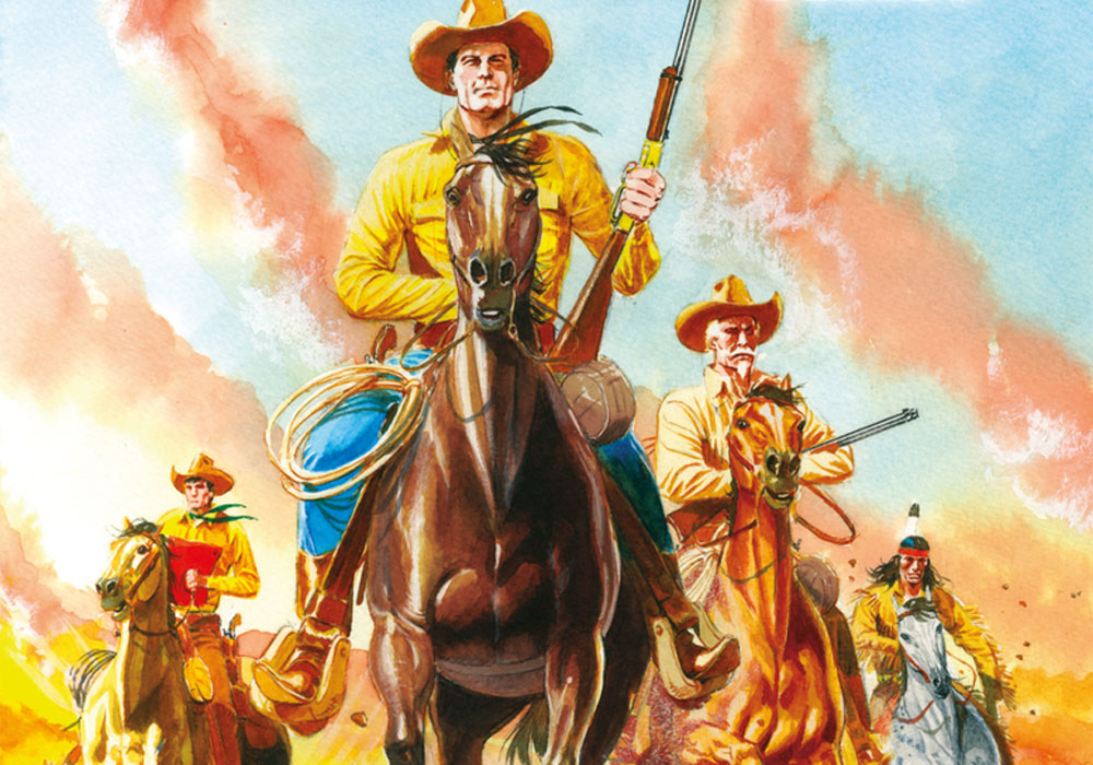 Tex, le prime pagine del numero 700