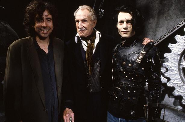 Tim Burton, Vincent Price e Johnny Depp