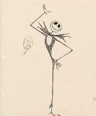 sketch di Jack Skellington