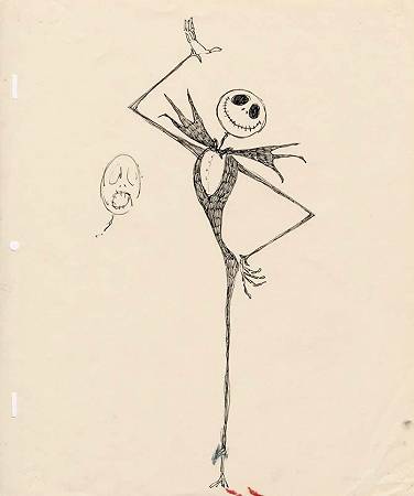 sketch di Jack Skellington