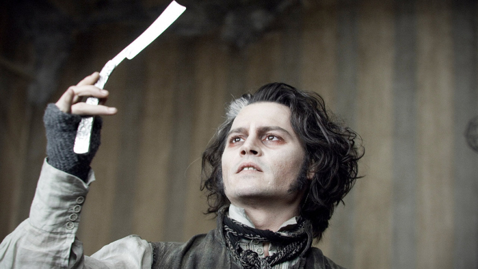 Johnny Depp in Sweeney Todd