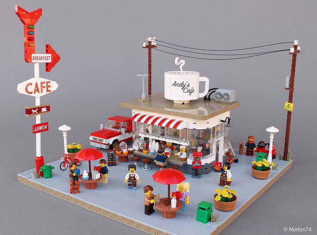 Il coffee stand LEGO vintage di Norton74