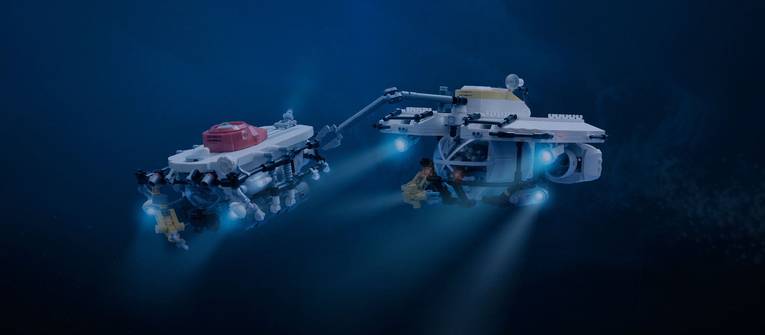 Le MOC LEGO dal film The Abyss riprodotte da Faber Mandragore