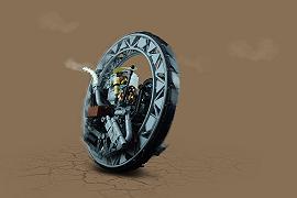 Il monociclo LEGO a tema steampunk