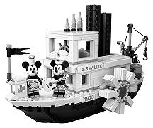 Rivelato il set LEGO Ideas 21317 SteamBoat Willie