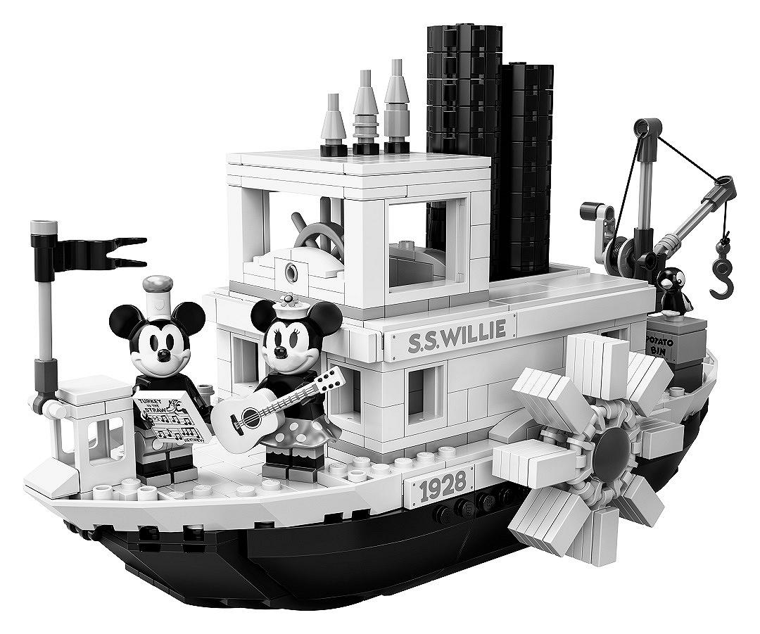 Rivelato il set LEGO Ideas 21317 SteamBoat Willie