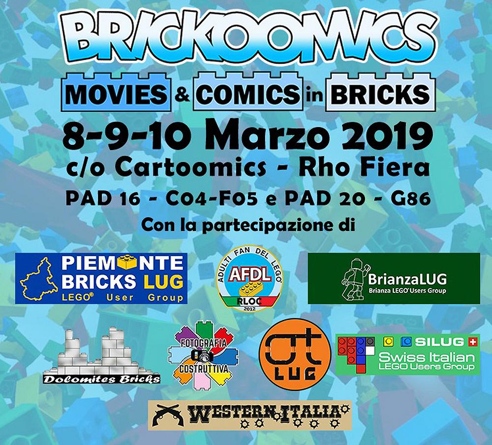 Cartoomics e la nuova area LEGO Brickoomics