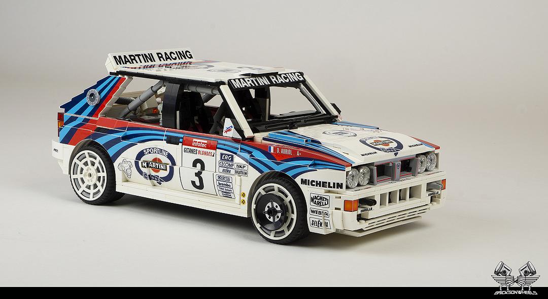 La Lancia Delta Integrale LEGO di Bricks on Wheels