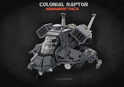 Disponibile l’upgrade degli armamenti del Colonial Raptor LEGO di David