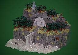 Il diorama fantasy Menegroth LEGO di Carter Witz