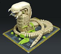 L’Alien Chestbuster in due differenti versioni LEGO