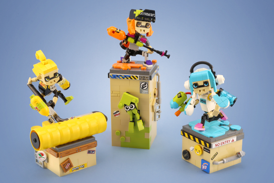 I personaggi di Splatoon in LEGO