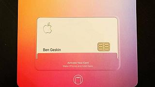 Le primissime foto di una Apple Card