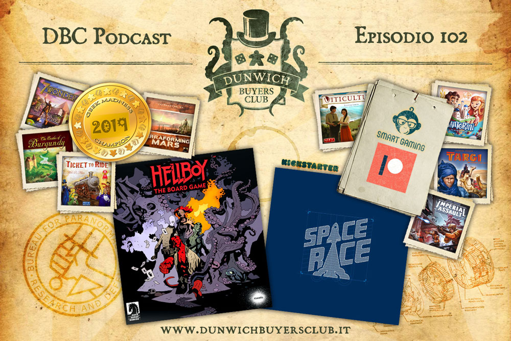 DBC 102: Smart-Gaming, Geek Madness 2019, Hellboy, Space Race