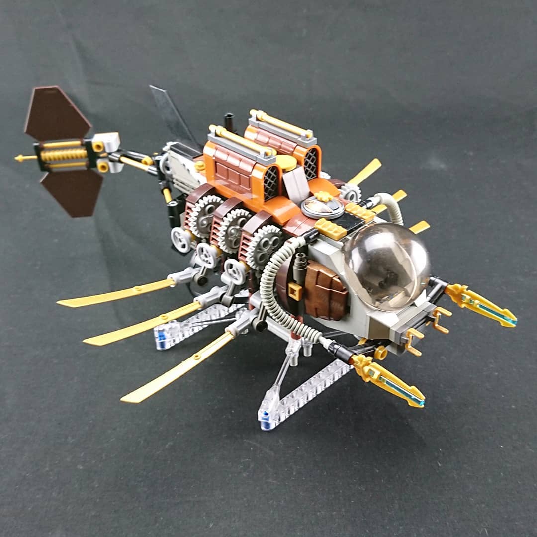 Il sottomarino LEGO steampunk di Davide che fa concorrenza a Jason