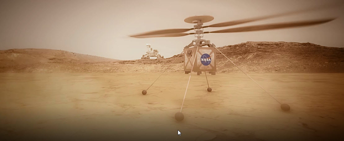 La NASA è pronta per un primo giro su Marte in elicottero