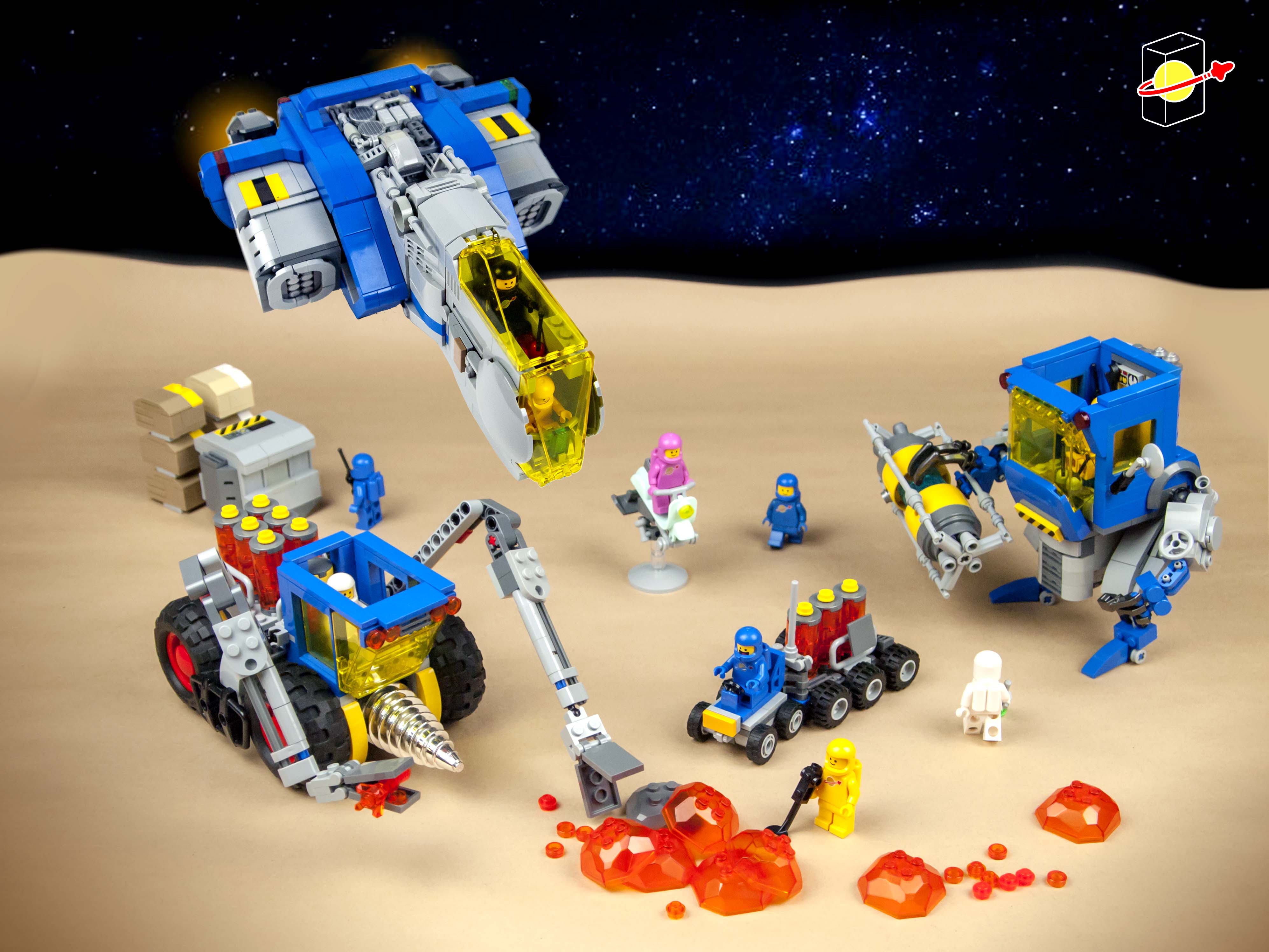 La stazione spaziale LEGO Classic Space di Yu Lega Nerd