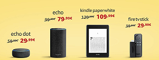 Il nuovo Kindle Paperwhite e gli altri dispositivi Amazon in sconto