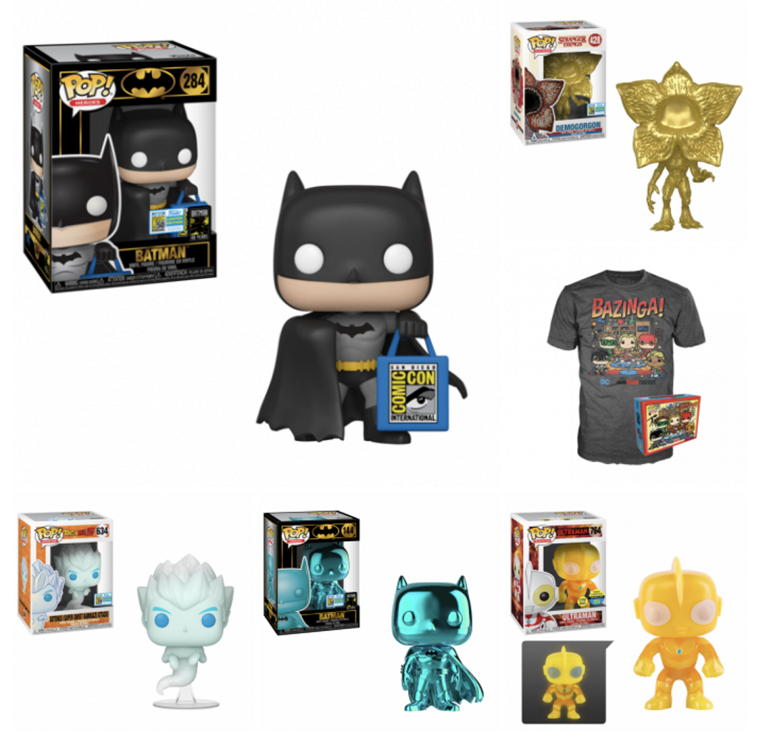 SDCC 2019: Tutte le esclusive di Funko