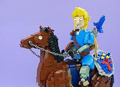 Link in versione LEGO tratto da The Legend of Zelda Breath of the Wild