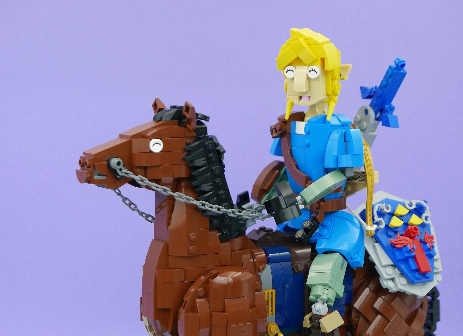 Link in versione LEGO tratto da The Legend of Zelda Breath of the Wild