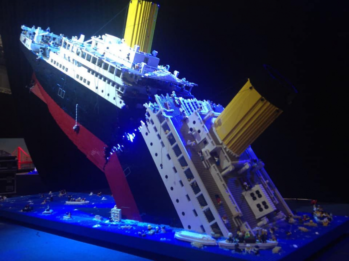 Laffondamento Del Titanic Riprodotto In Lego Da Thebrickman Lega Nerd