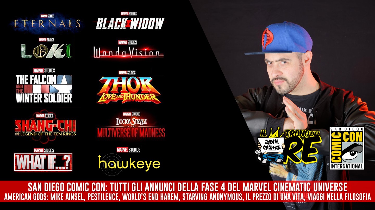 Il Trono del Re: gli annunci Marvel Studios al San Diego Comic Con 2019