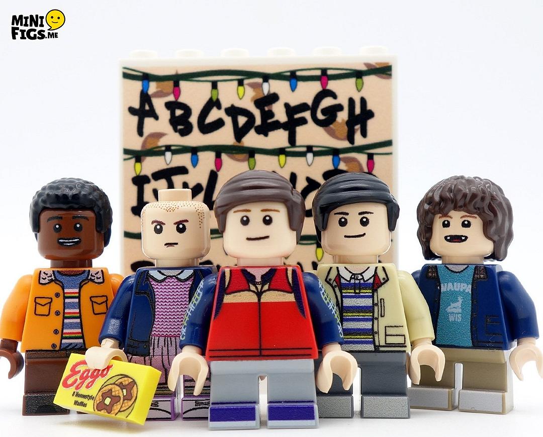 Le minifigure custom di Stranger Things disponibili sul sito Minifigs.me