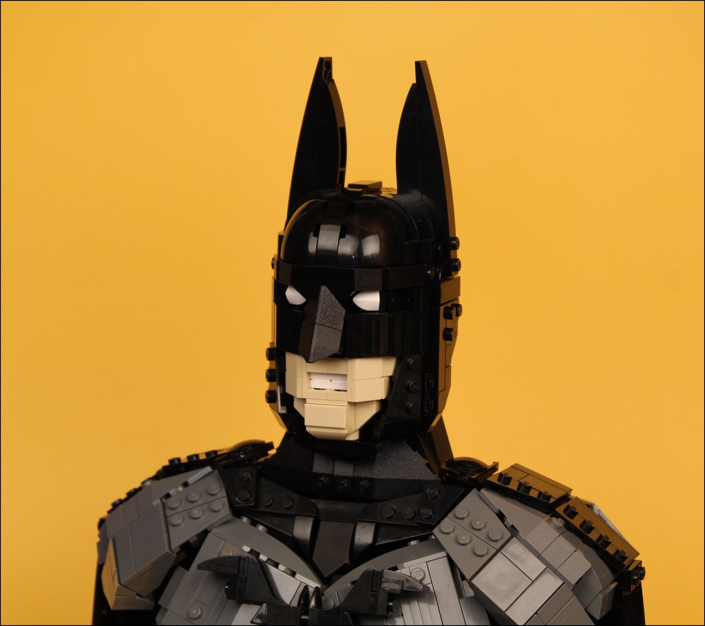 Costruite il busto di Batman LEGO tratto dalla trilogia di The Dark Knight