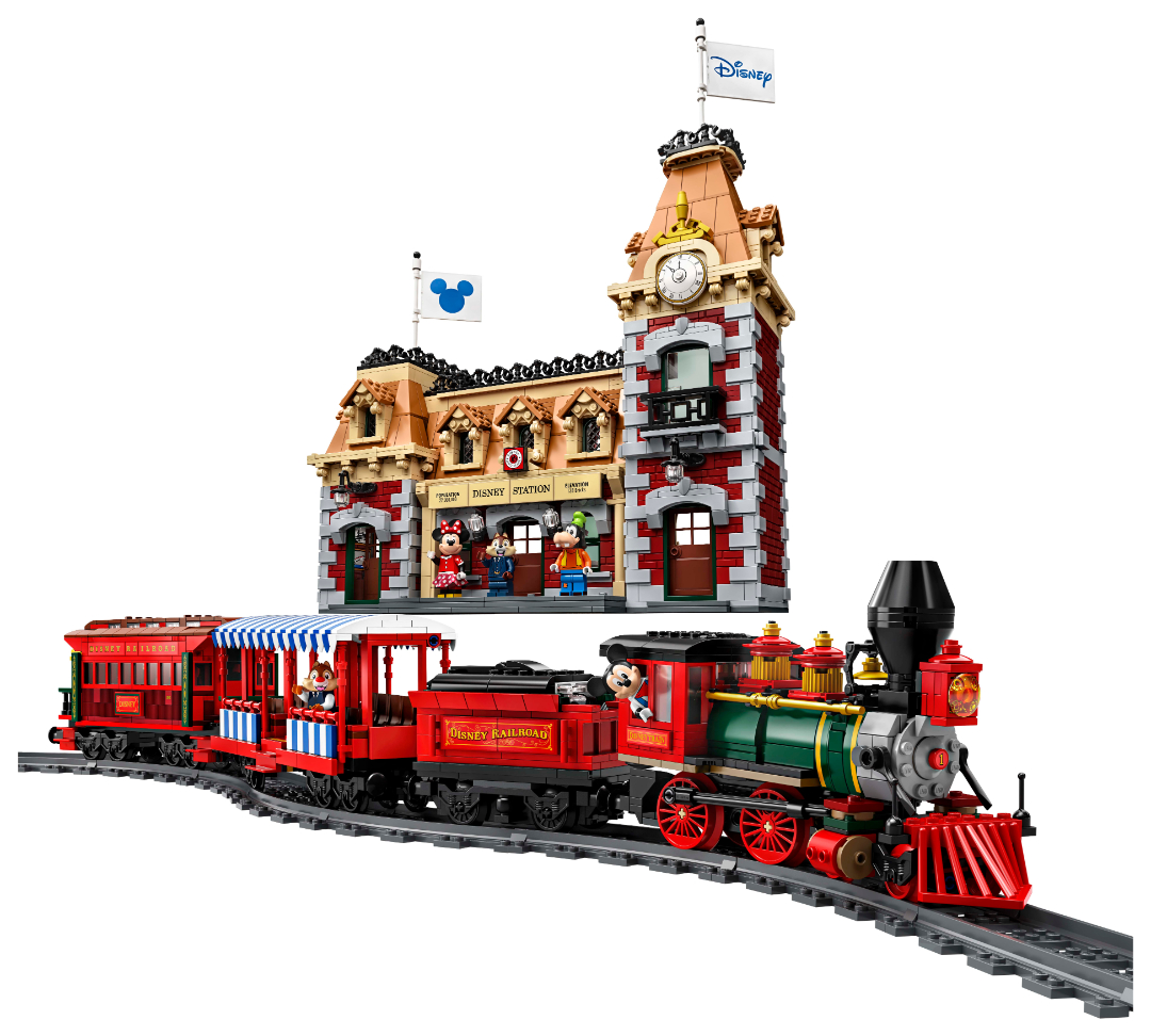 Ufficiale il treno con stazione LEGO Disney 71044