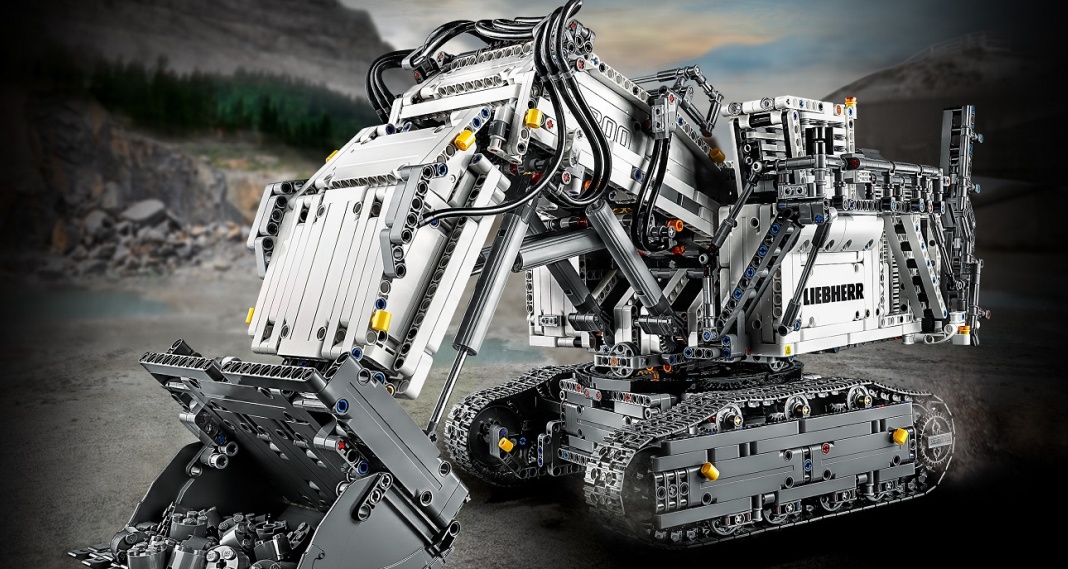 Immagini ufficiali del set LEGO Technic 42100 Liebherr R9800 Excavator