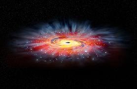 Un misterioso bagliore emesso dal gigantesco buco nero Sagittarius A*