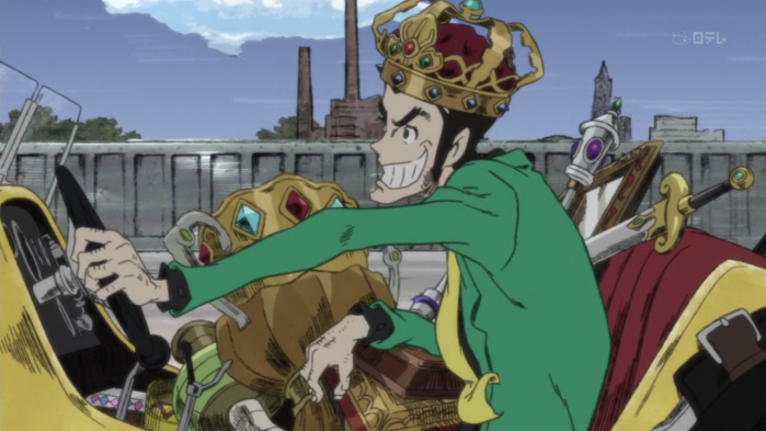 Lupin III come appare nella serie "La donna chiamata Fujiko Mine"