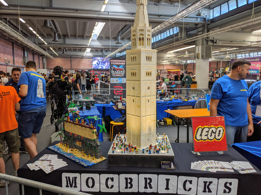 Fotoreportage dell’area LEGO Modena Bricks all’evento Modena Nerd