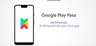 Arriva il Google Play Pass, per il primo anno costa 1,99$ al mese